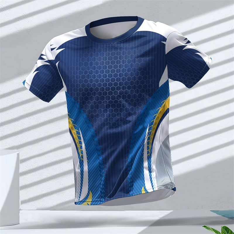 Table Tennis Xu Xin - Camisetas Esportivas com Estampa Geométrica 3D,