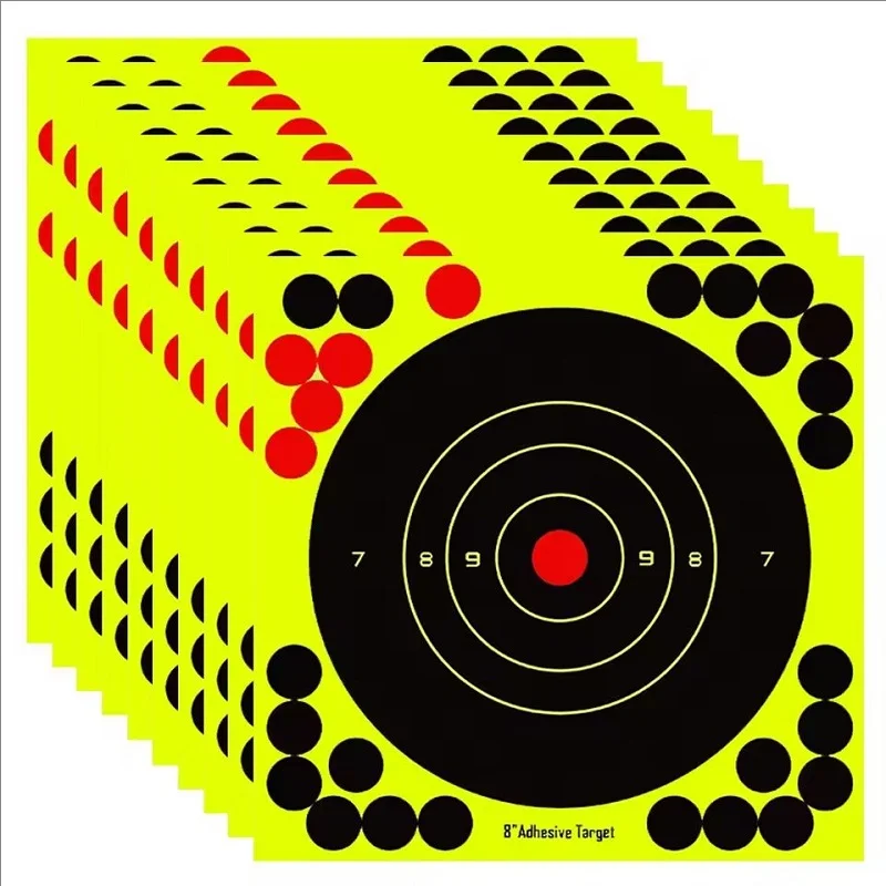 Practice Target Board - 100 Adesivos de Alvo de 8