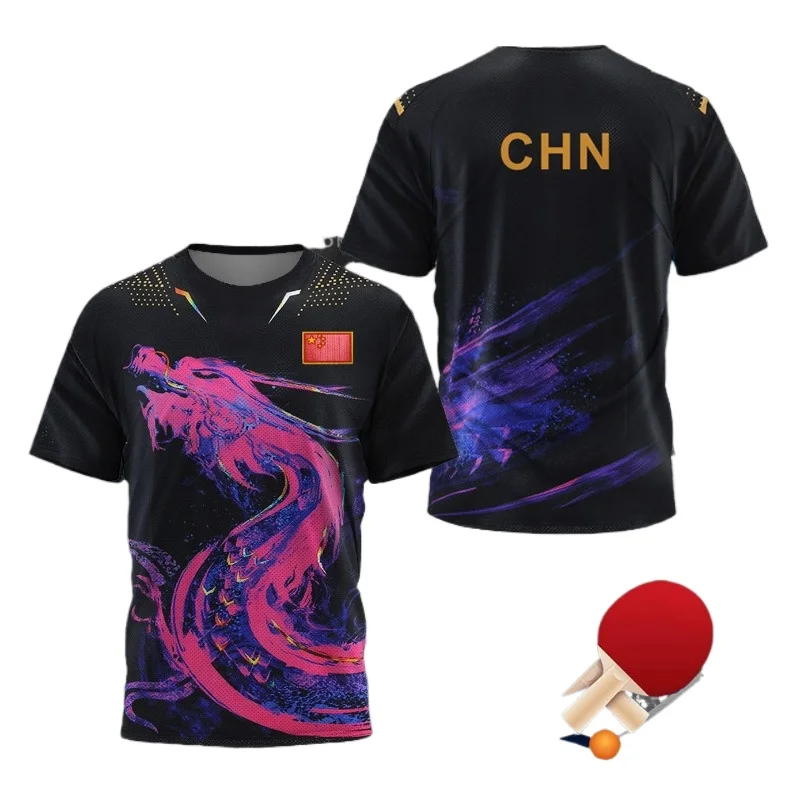 Table Tennis Xu Xin - Camiseta Gráfica de Tênis de Mesa