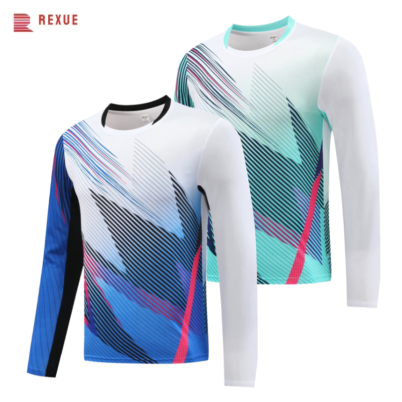 Table Tennis Shirt - Camisa de badminton de manga longa