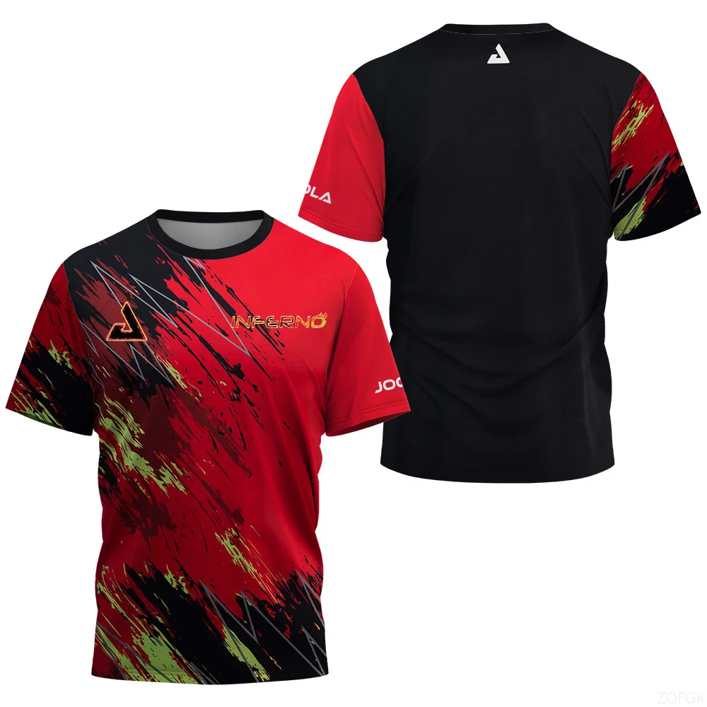 Table Tennis Xu Xin - Camiseta Esportiva Masculina de Verão 2026
