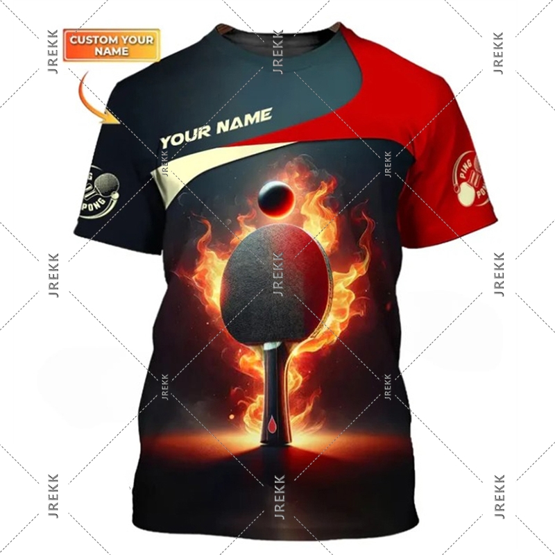 Camiseta de tênis de mesa para - Table Tennis Name avaliação e preço