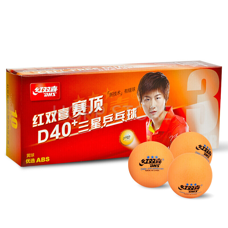 DHS 3-Star D40 + Bolas de têni - Table Tennis Game Pc avaliação e preço