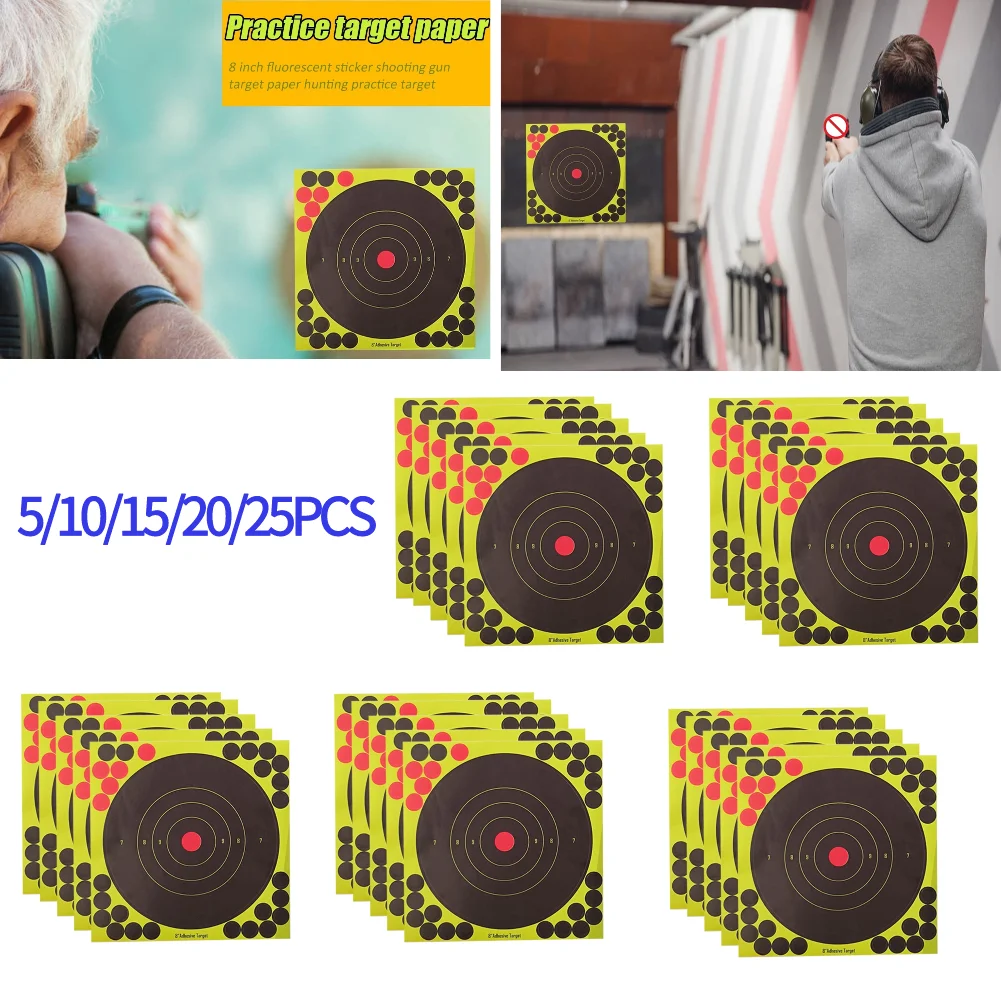 5/10/15/20/25 pçs 8 polegada s - Practice Target Board avaliação e preço