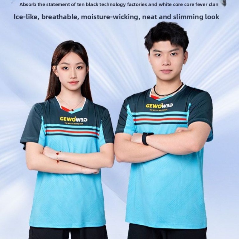GEWO nova camiseta esportiva d - Table Tennis Shirt avaliação e preço