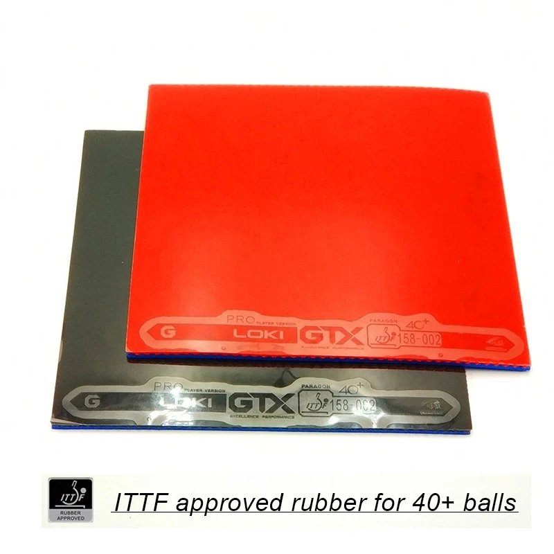 Loki gtx profissional pegajoso - Table Tennis Rubber Anti Spin avaliação e preço