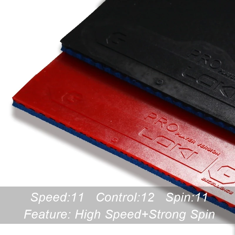 Loki gtx profissional pegajoso - Table Tennis Rubber Anti Spin avaliação e preço