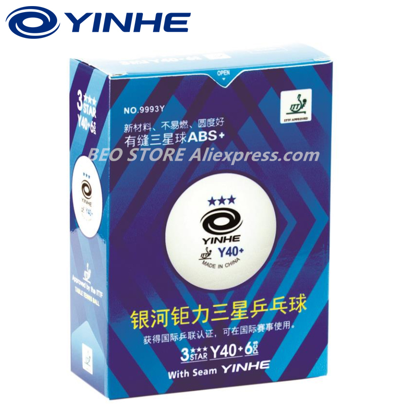 60 bolas YINHE 3 estrelas Y40  - Table Tennis Game Pc avaliação e preço