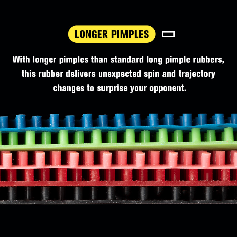 SPD Super Long Pips Borracha p - Table Tennis Rubber Anti Spin avaliação e preço