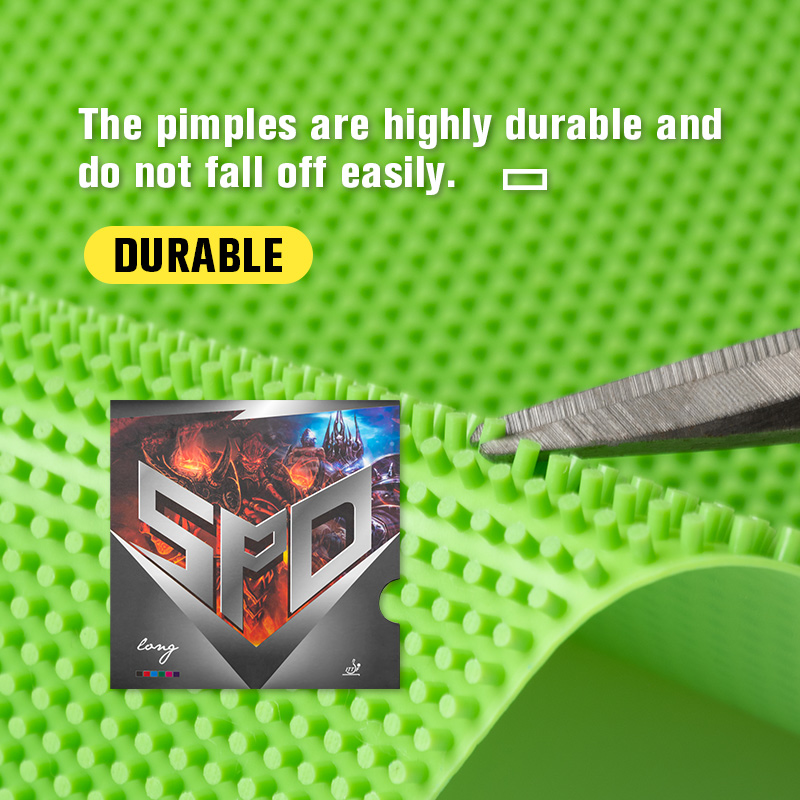 SPD Super Long Pips Borracha p - Table Tennis Rubber Anti Spin avaliação e preço