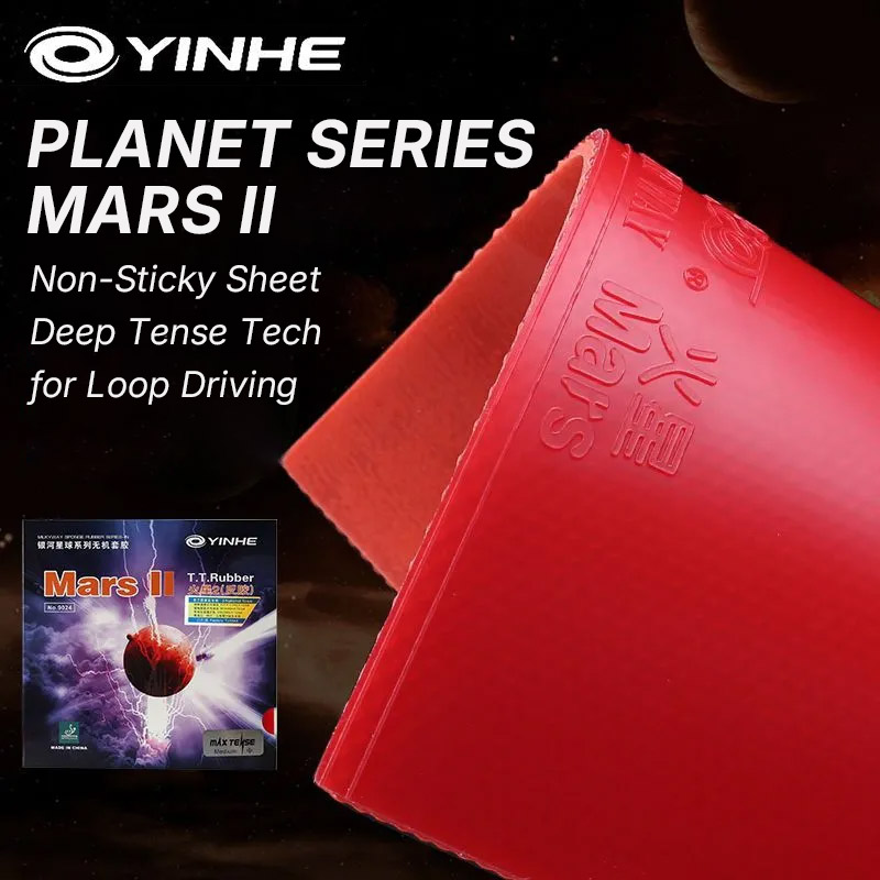 Yinha mars 2 borracha de tênis - Table Tennis Rubber Anti Spin avaliação e preço