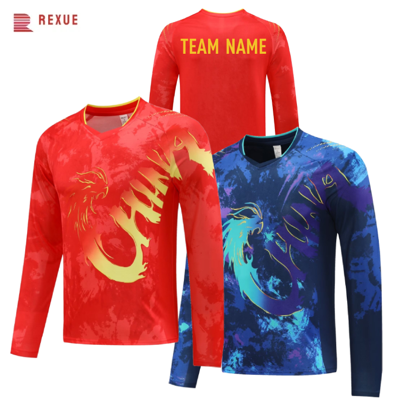Camisa chinesa de tênis de mes - Table Tennis Shirt avaliação e preço
