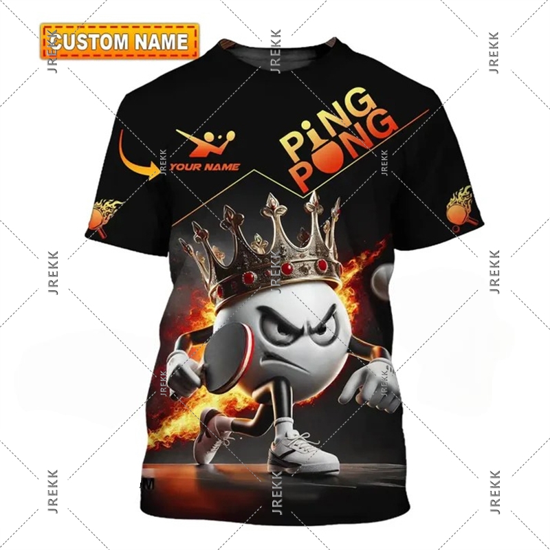 Camiseta de tênis de mesa para - Table Tennis Name avaliação e preço