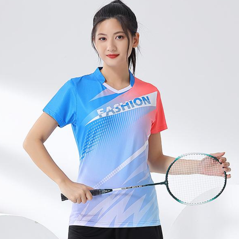 Camisa Estampada Badminton Fem - Table Tennis Shirt avaliação e preço