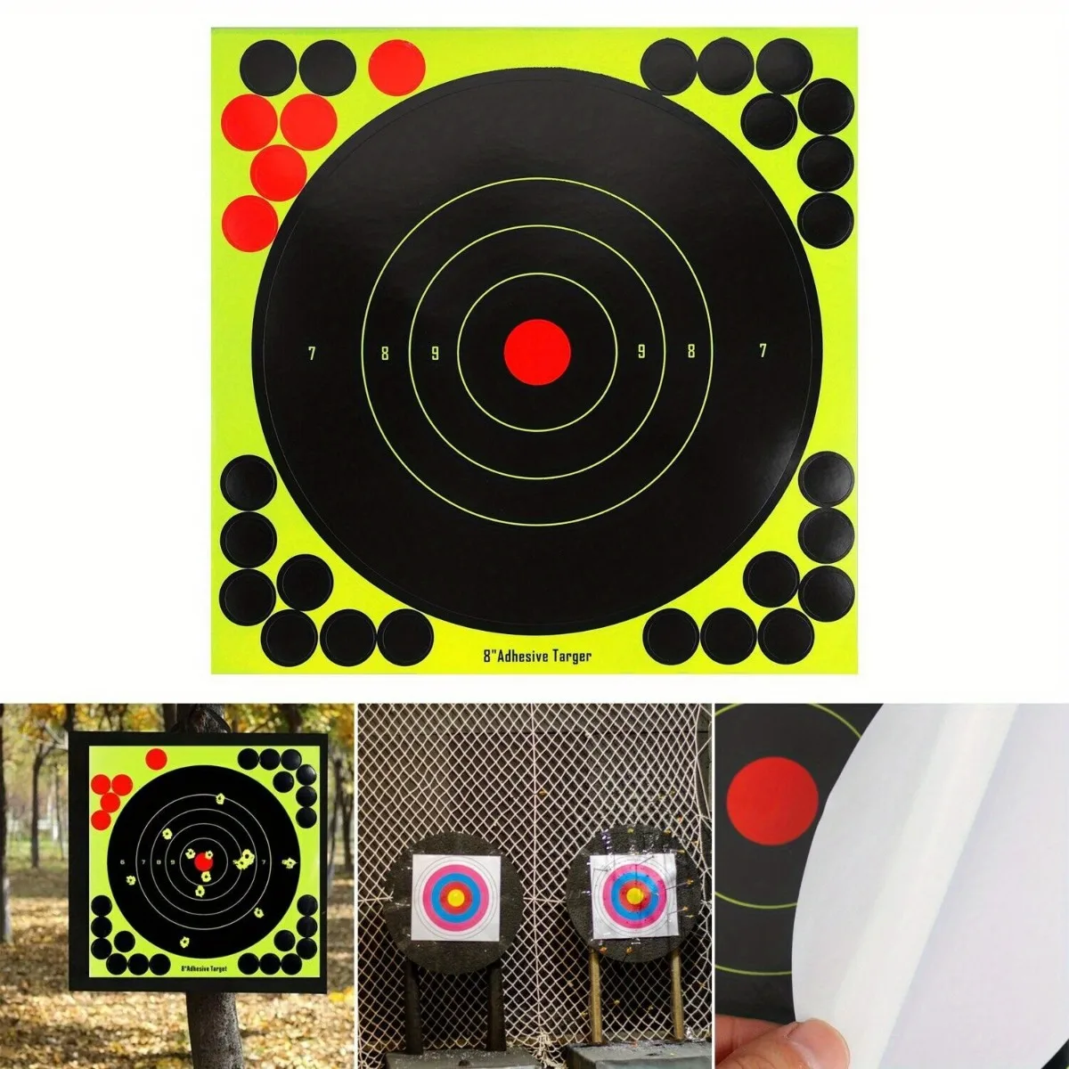 Adesivos de Alvo para Tiro, 10 - Practice Target Board avaliação e preço