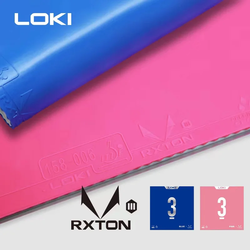 Original loki rxton 1 & 3 azul - Table Tennis Rubber Anti Spin avaliação e preço