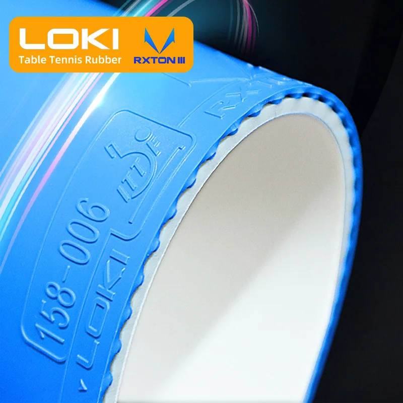 Original loki rxton 1 & 3 azul - Table Tennis Rubber Anti Spin avaliação e preço