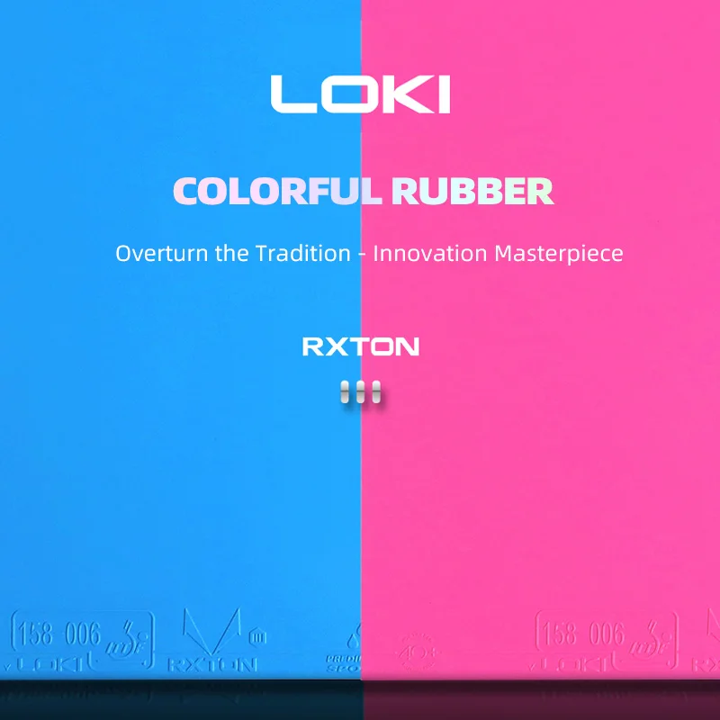 Original loki rxton 1 & 3 azul - Table Tennis Rubber Anti Spin avaliação e preço