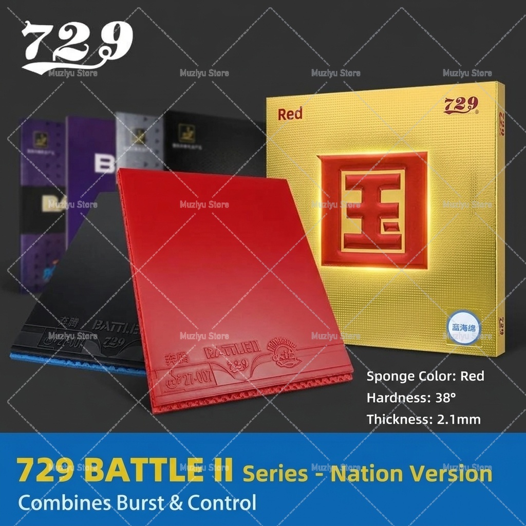 729 BATTLE 2 NATIONAL Blue Spo - Table Tennis Pro avaliação e preço