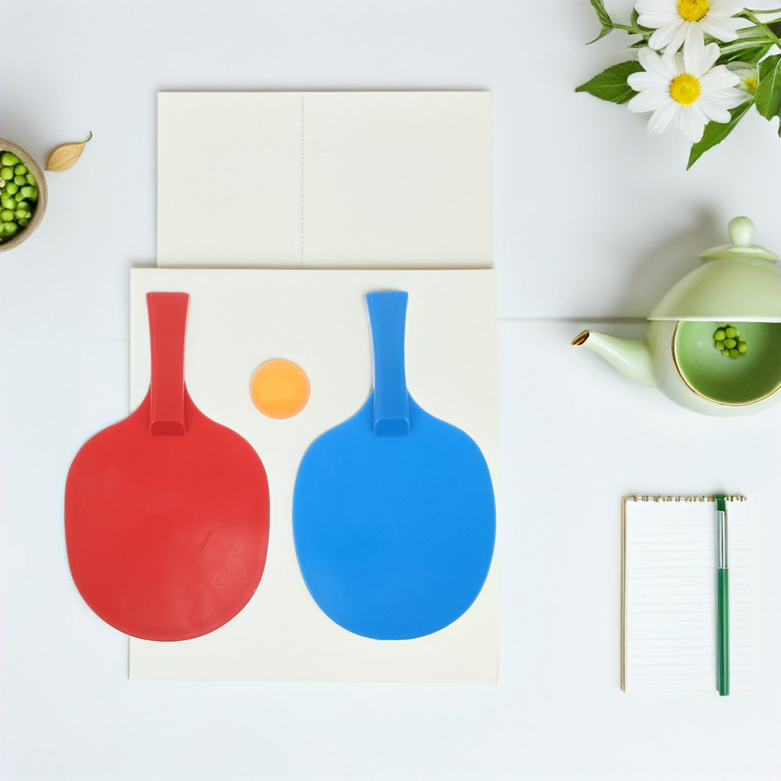 1 conjunto de raquetes de têni - Table Tennis For Kids avaliação e preço